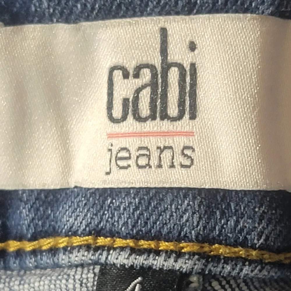Cabi women's skinny blue low rise distress jeans size 4 - Picture 7 of 11